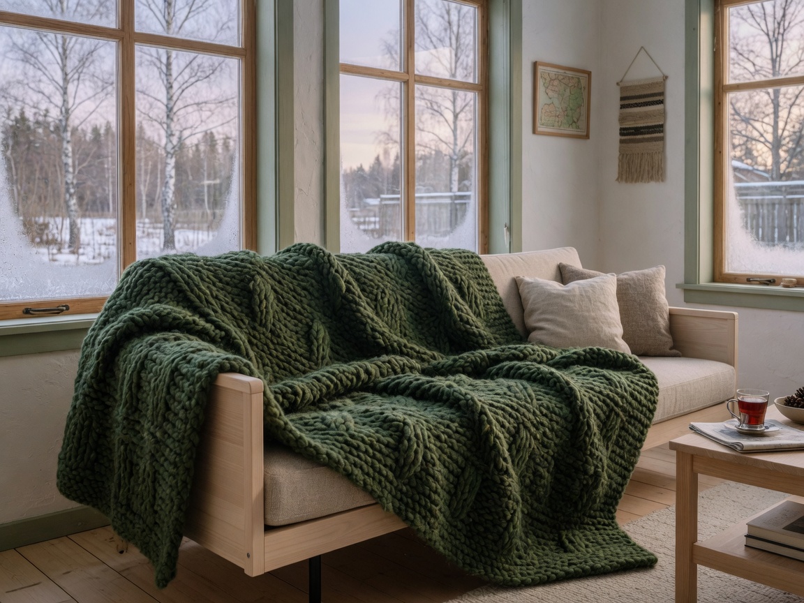 Wool in the Estonian winter